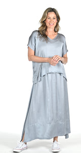 The Marly Maxi Skirt - Mist