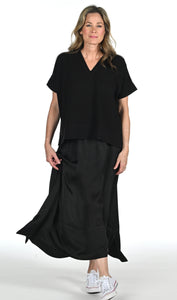 The Marly Maxi Skirt - Black