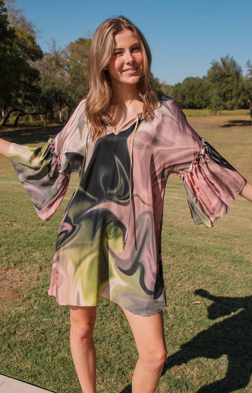 The Morgan - Olive Tie Dye