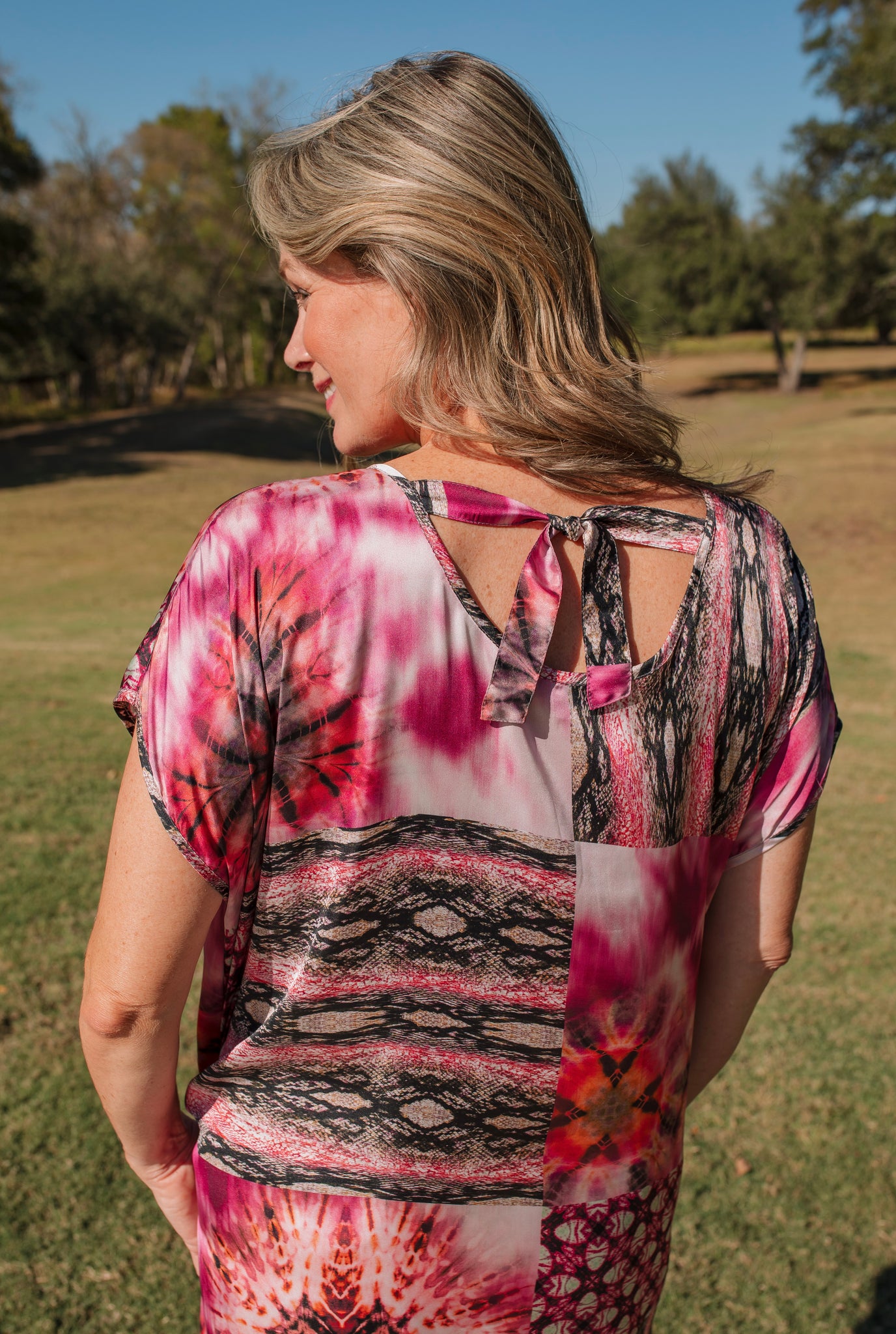 The Cami Maxi - Pink Snake