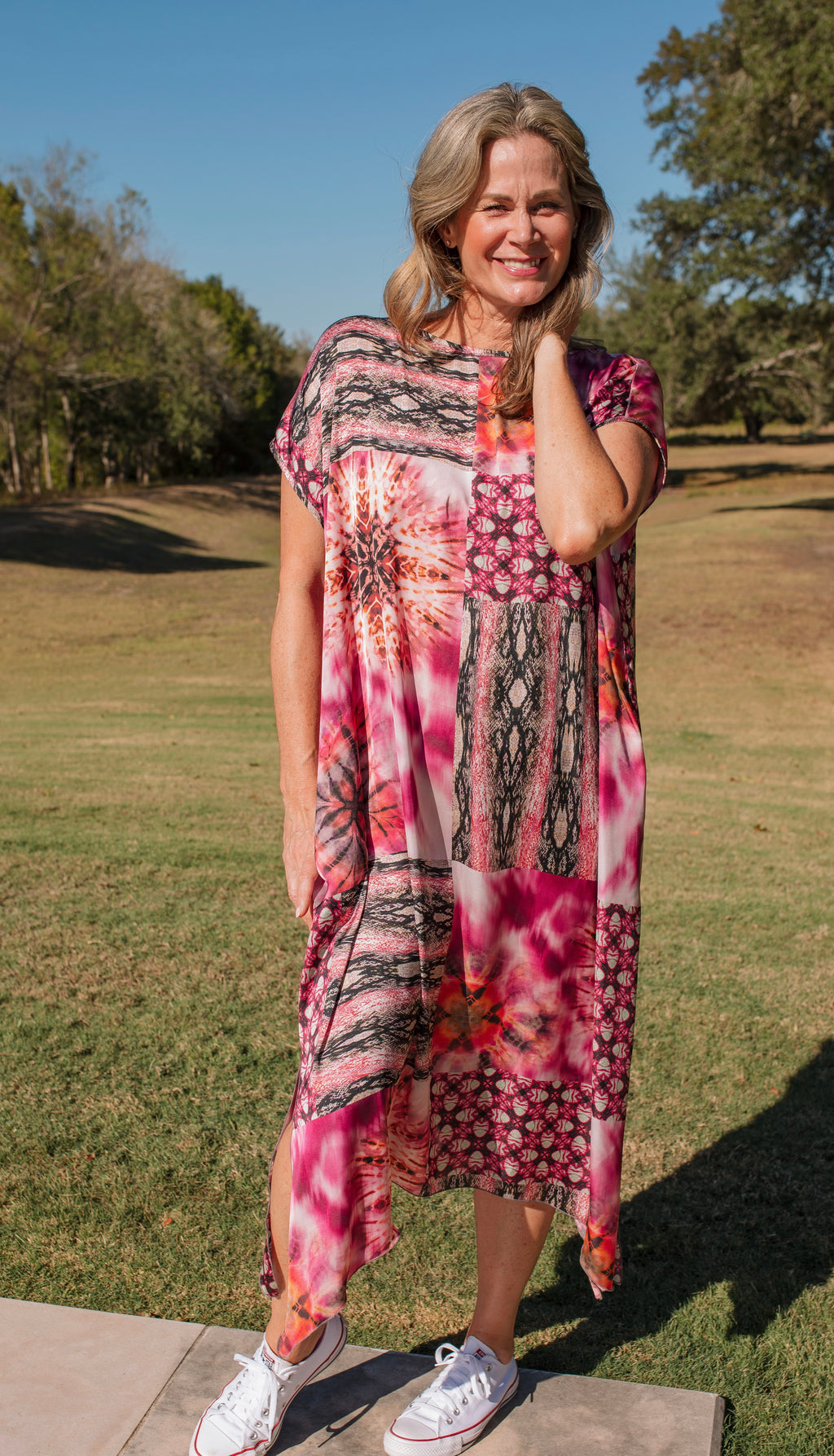 The Cami Maxi - Pink Snake