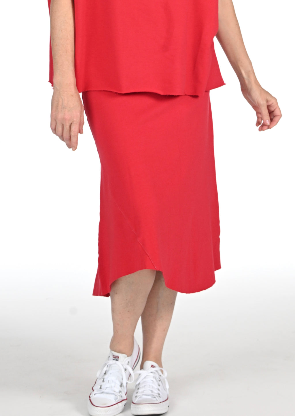 The Knit Skirt - Red