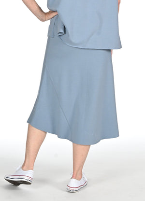 The Knit Skirt - Denim