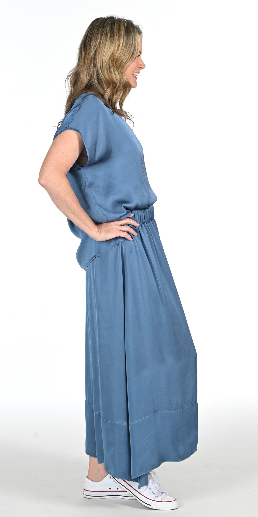 The Marly Maxi Skirt - Lake