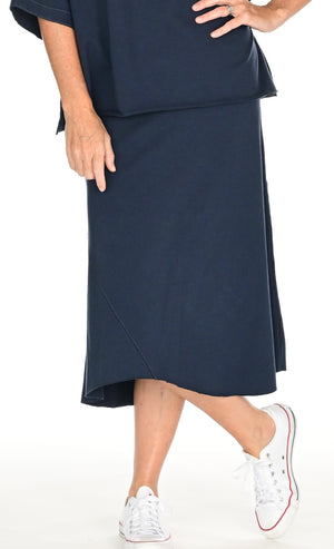 The Knit Skirt - Navy