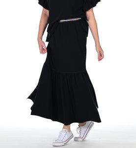 The Knit Maxi Skirt - Black