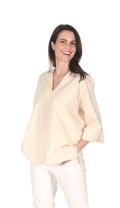 The Dena CT -  Cream Poplin