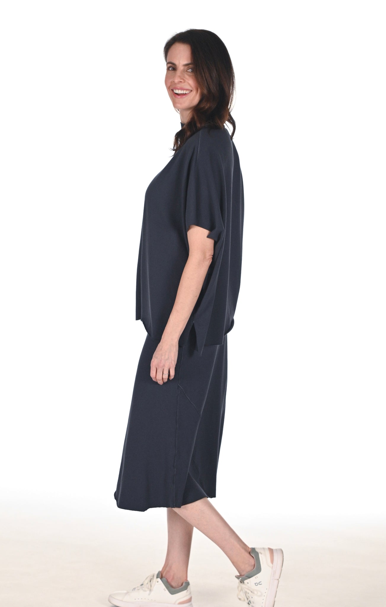 The Knit Skirt - Coal