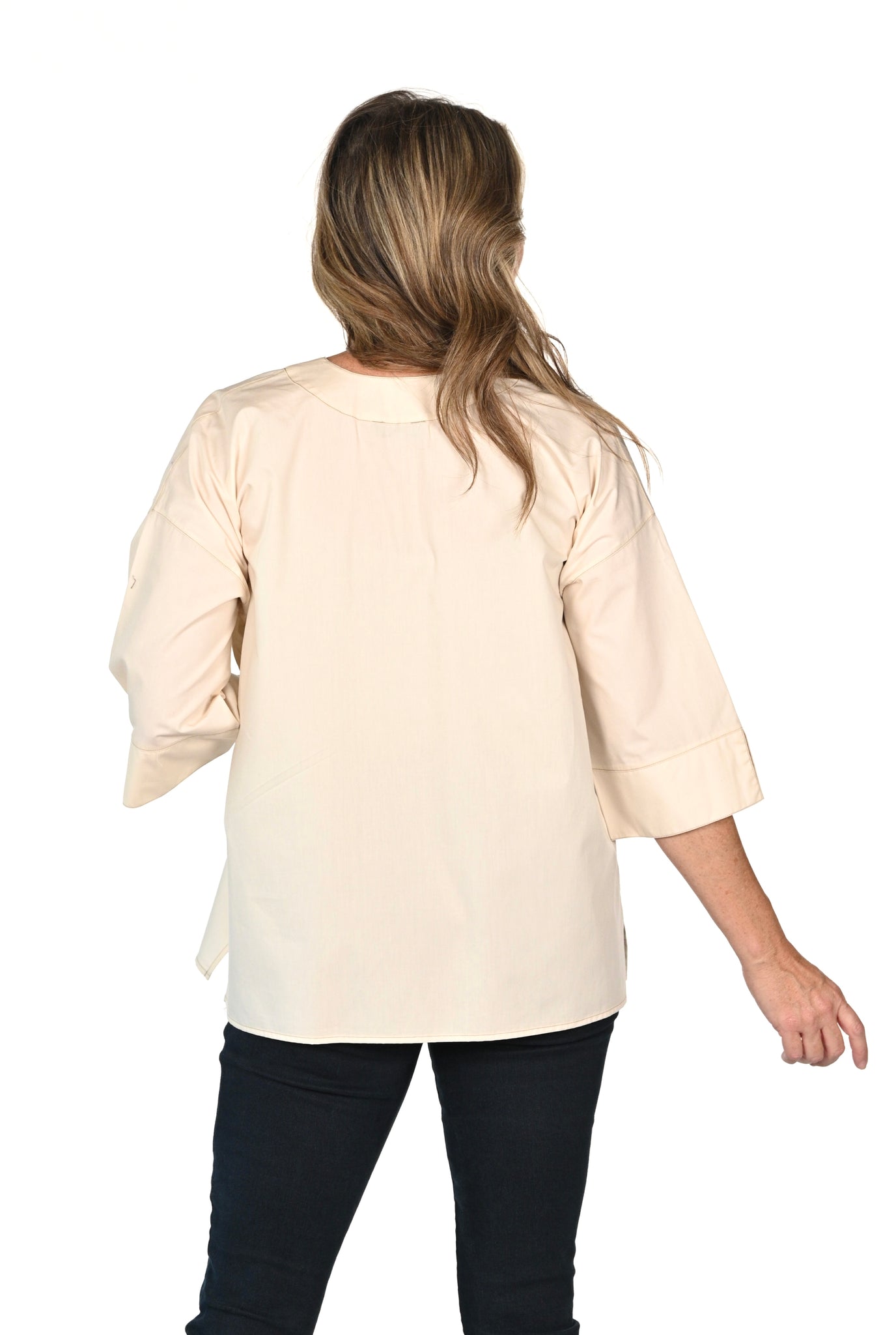 The Dena CT -  Cream Poplin